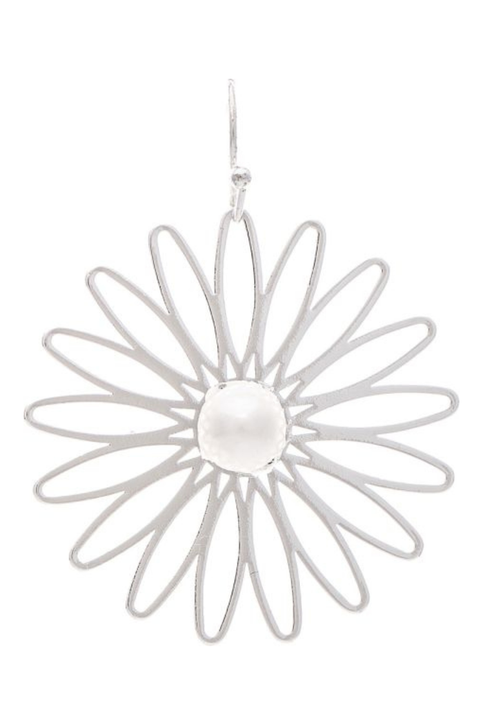 Cutout Daisy Earrings