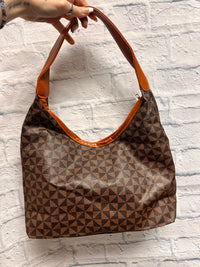 Deana Triangle Print Hobo Bag