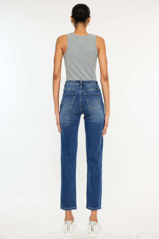 Dianna Super High Rise Button Fly Mom Jeans