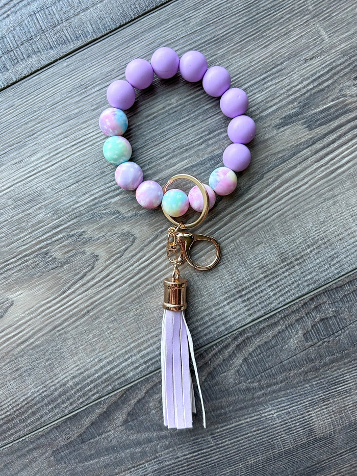 Dreamy Purple Keychain Bracelet