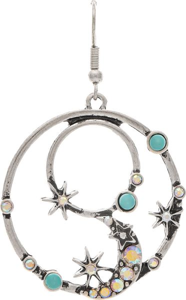 Celestial Hoop Earrings