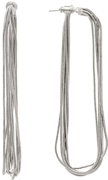 Snake Chain Hoop Earrings