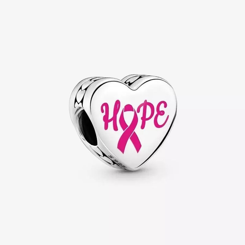 Hope pink Ribbon Charm