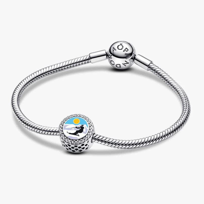 Skier Charm