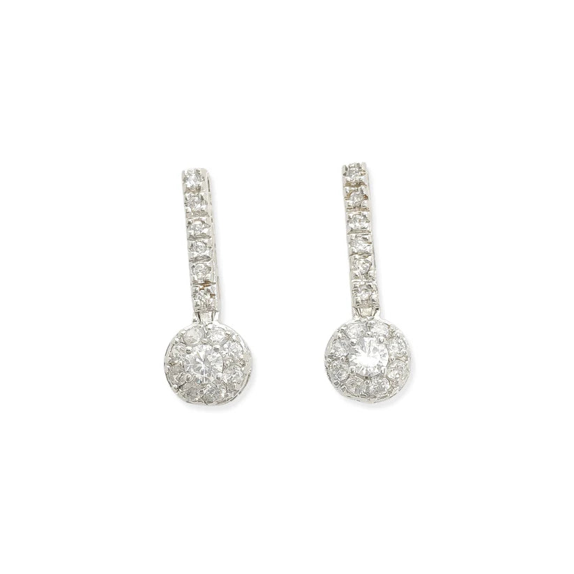 Cubic Zirconia Dangle Earrings