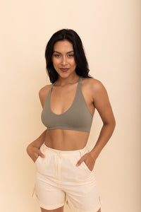 Elle Seamless Lace Racerback Bralette