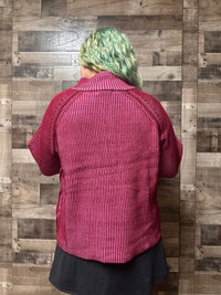 Frida Two Tone Half Zip Sweatshirt
