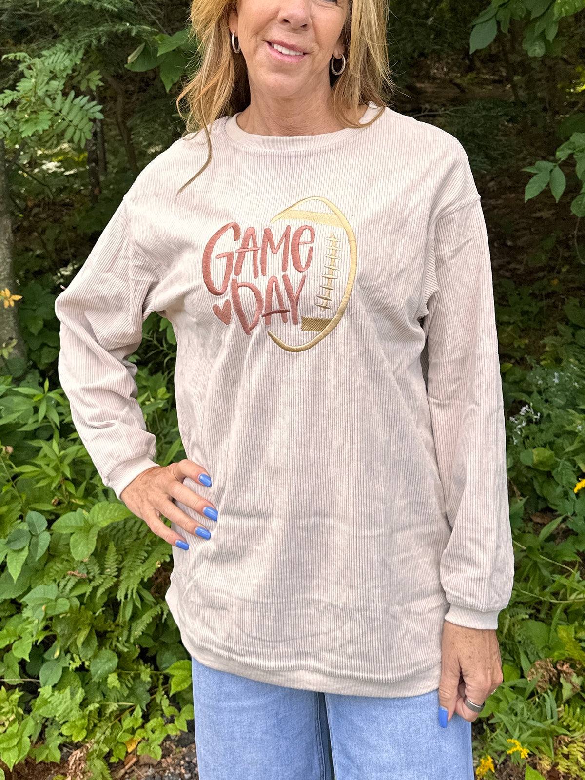 Game Day Corduroy Sweatshirt