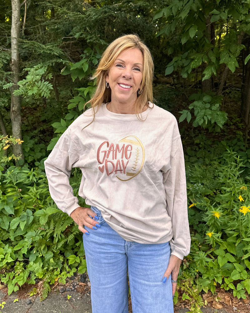 Game Day Corduroy Sweatshirt