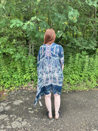 Gwendolyn Tie Dye Printed Kimono