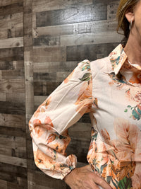 Gwyneth Floral Button Down Top