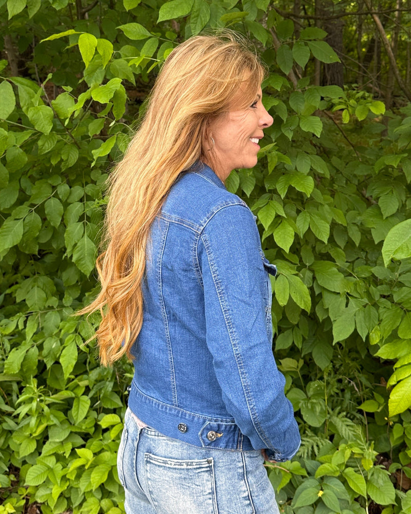 Hailee Stretchy Denim Jacket