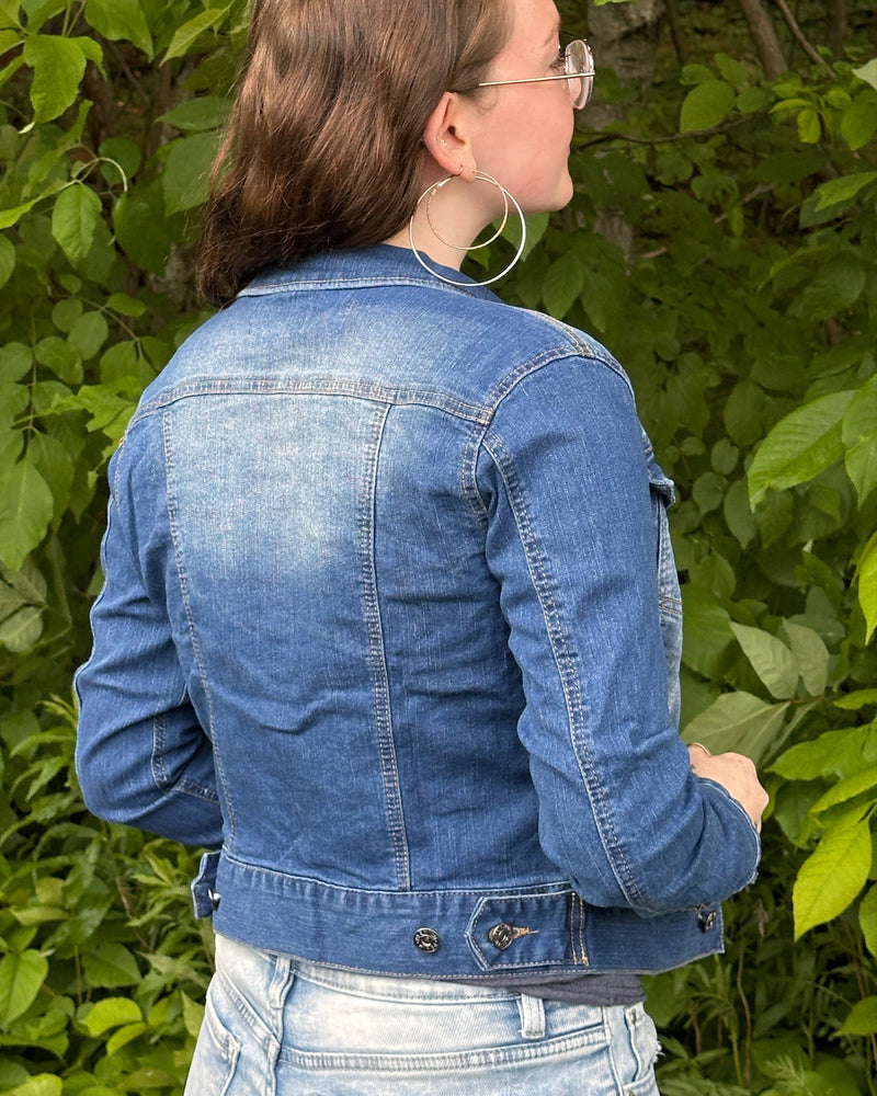 Hailee Stretchy Denim Jacket