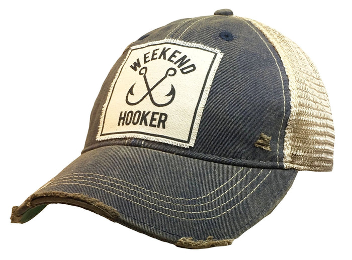 Weekend "Hooker" Distressed Trucker Cap