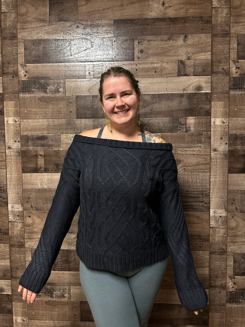 Lizzie Navy Sweater