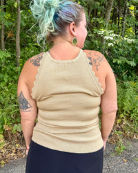 Claire Scalloped Edge Tank