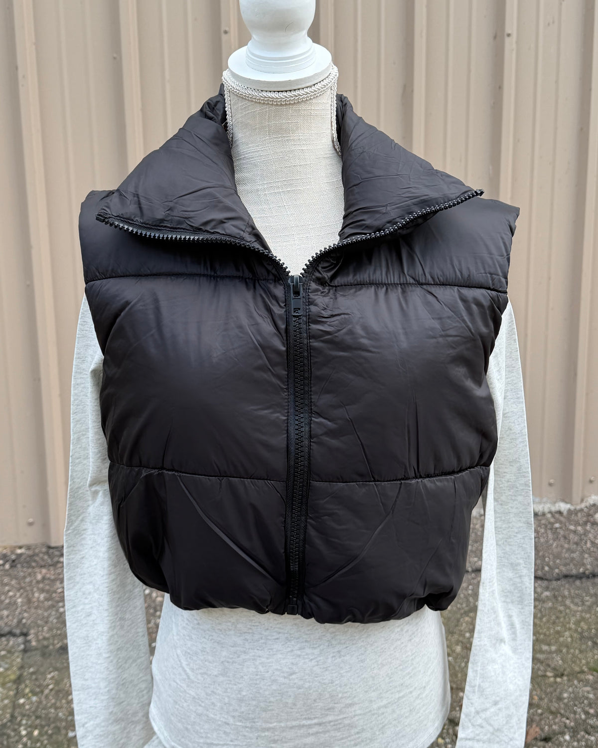 Deborah Cropped Puffer Vest