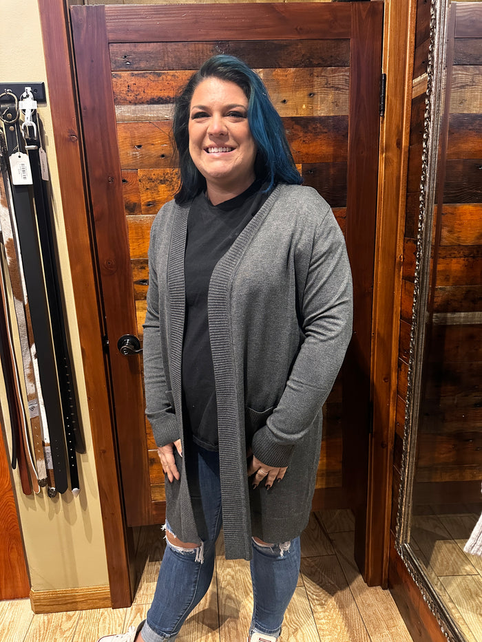 Greta Open Front Cardigan