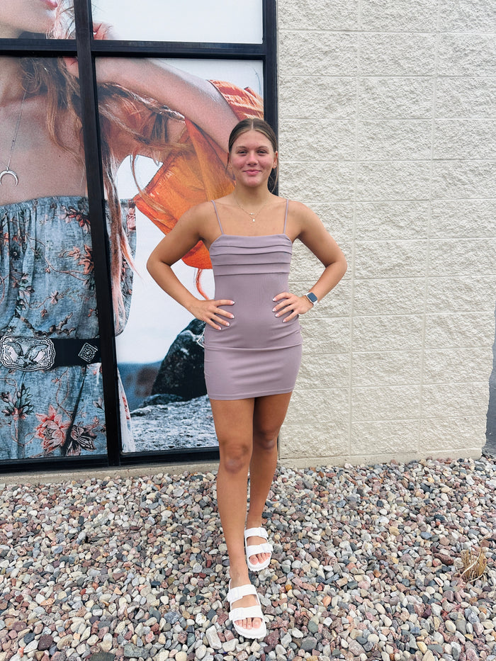 Marissa Ribbed Mini Dress