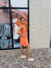 Colette Smocked Waist Mini Dress