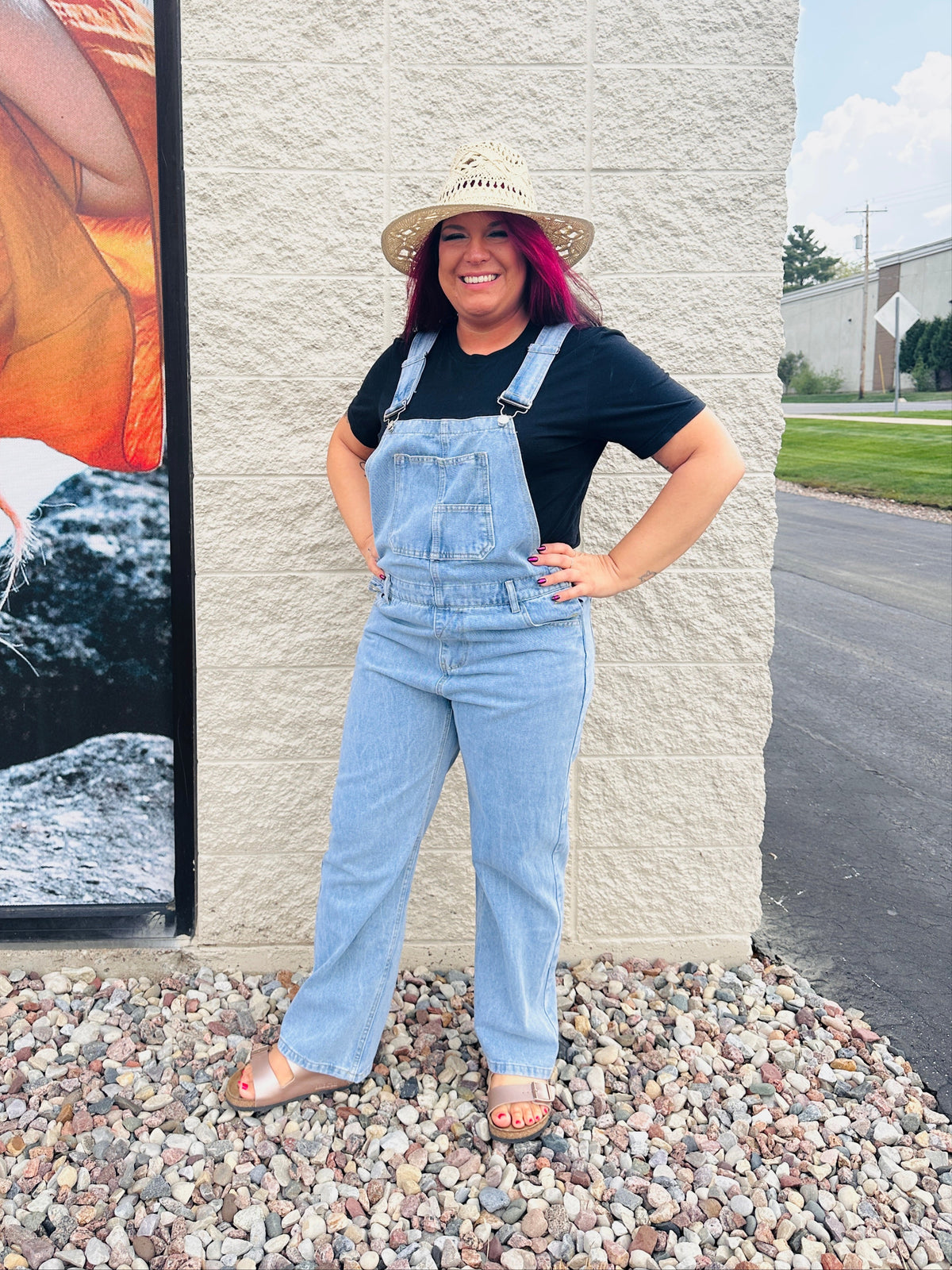 Reagan Oversized Baggy Overalls