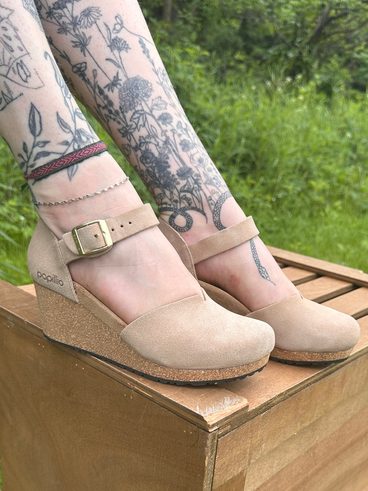 Birkenstock Mary Suede Sandals - Warm Sand (Medium/Narrow)