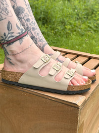 Birkenstock Florida Birko-Flor Sandals - Sandcastle (Medium/Narrow)