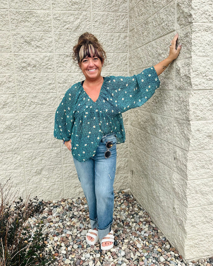 Winnie Floral Print Chiffon Blouse