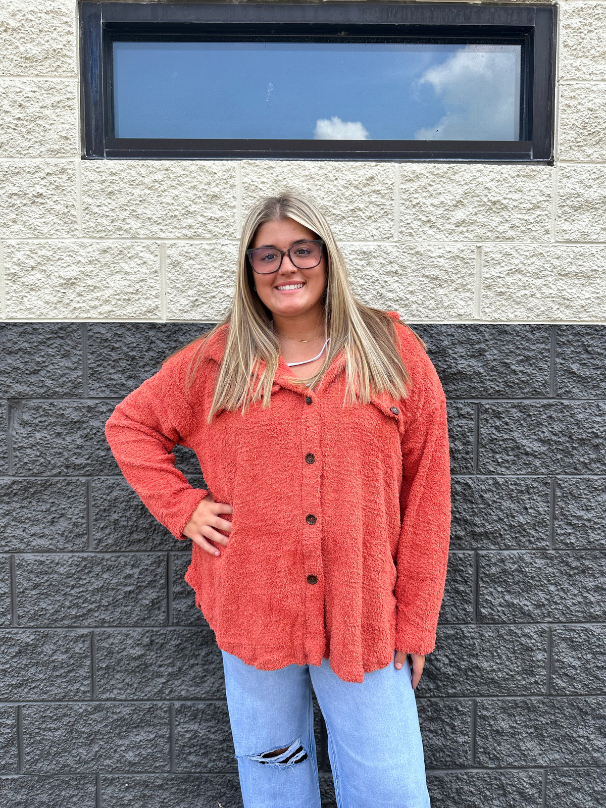Eileen Plush Oversized Shacket