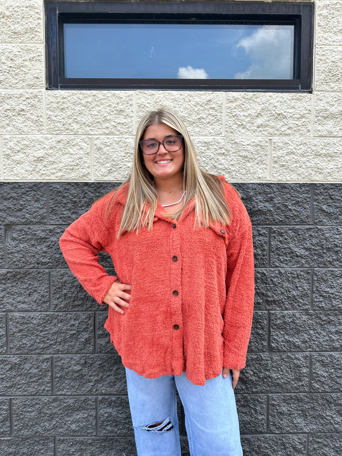Eileen Plush Oversized Shacket