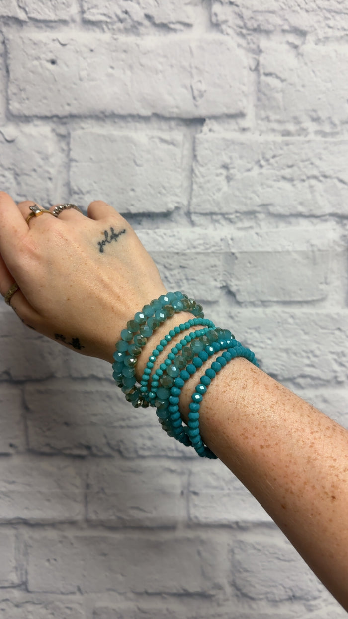 Beaded Layered Stretch Bracelets