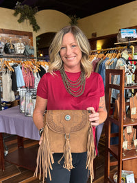 Western Fringe Saddle Bag