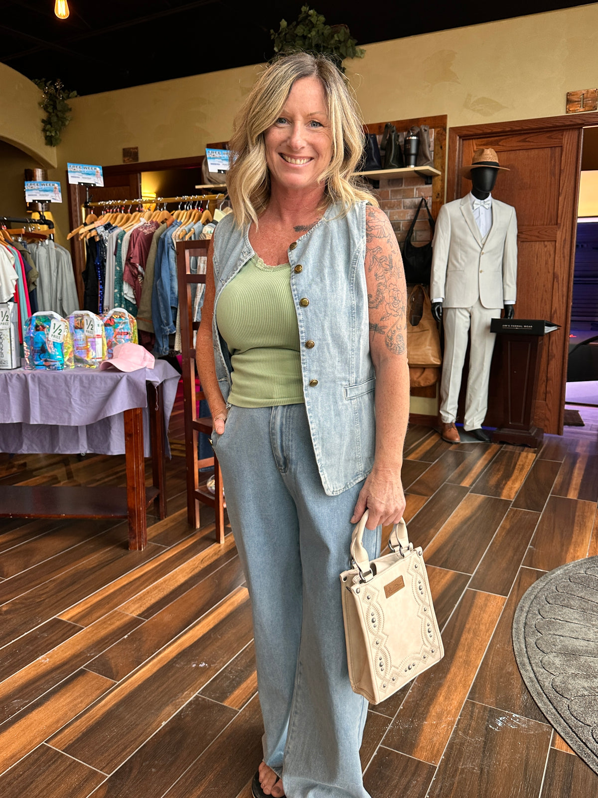 Western Mini Tote