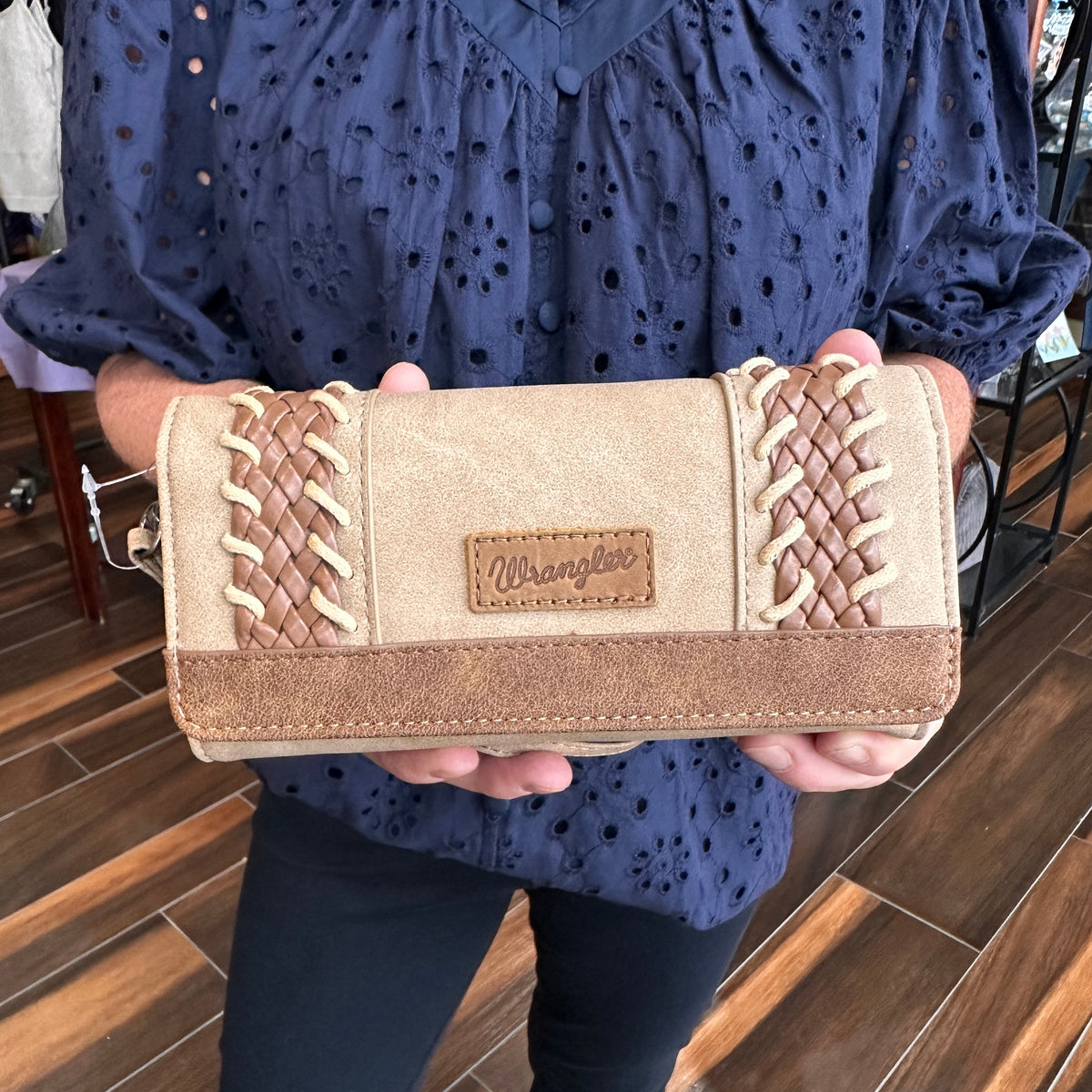 Wrangler Whipstitch Clutch