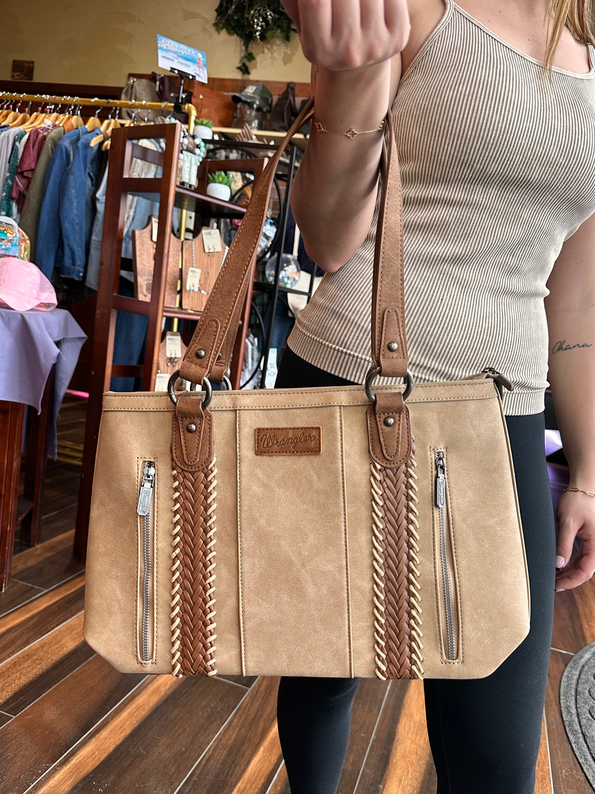 Wrangler Whipstitch Tote
