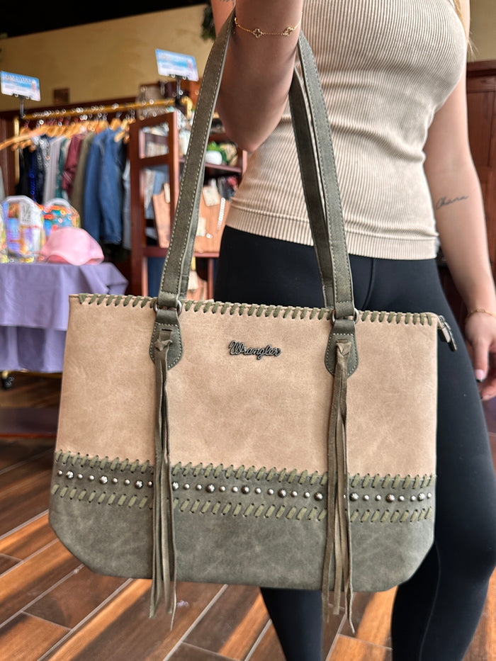 Wrangler Color Block Tote