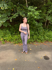 Ryanne Scoop Neck Flare Leg Jumpsuit