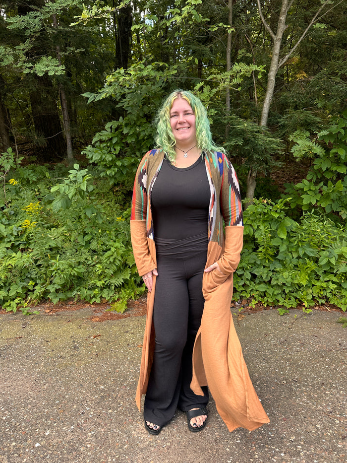Alyssa Aztec Print Duster