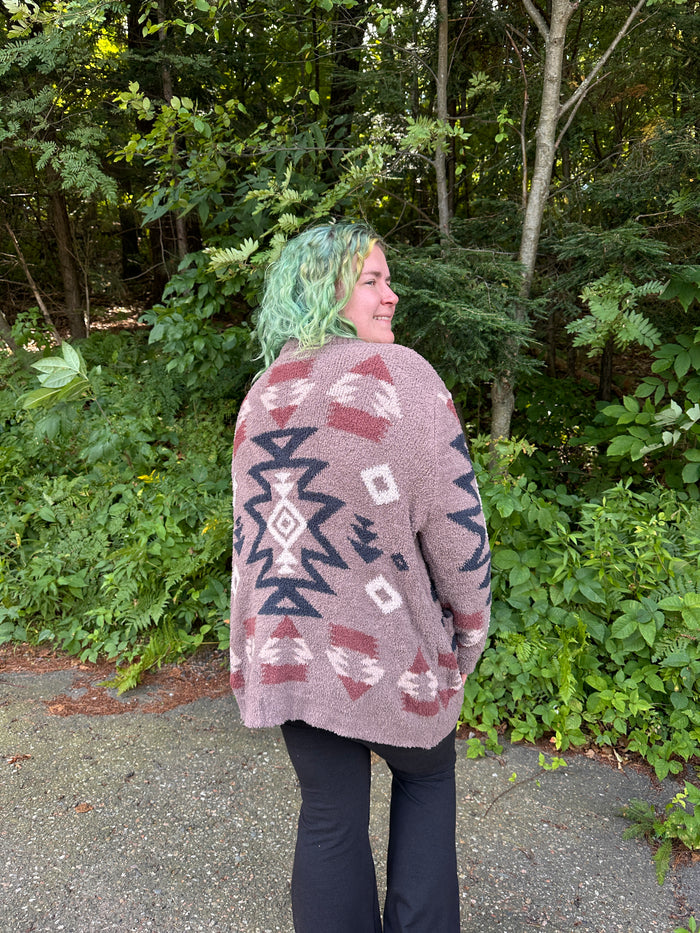 Arden Aztec Print Cardigan
