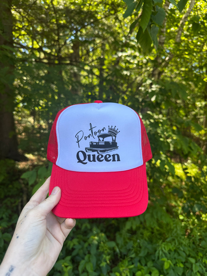 Pontoon Queen Foam Trucker Cap