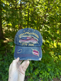 USA 250th Anniversary Embroidered Cap