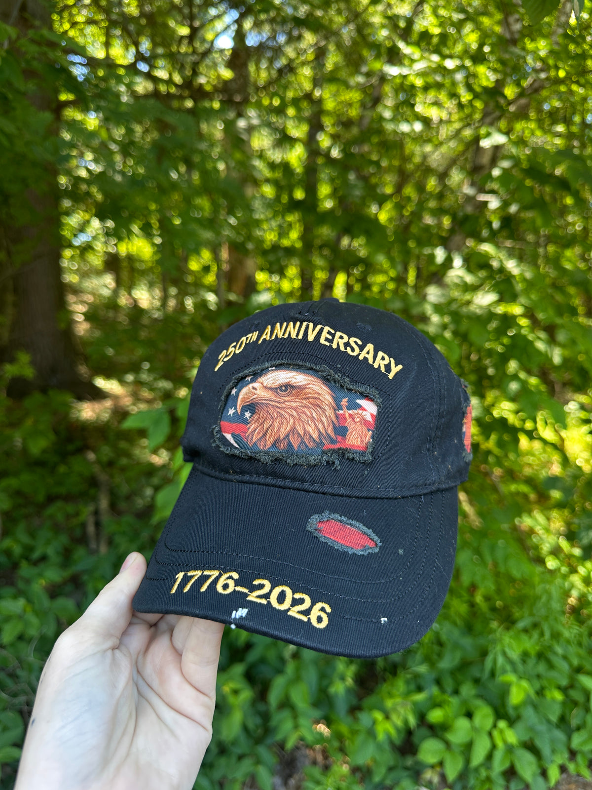 USA 250th Anniversary Embroidered Cap