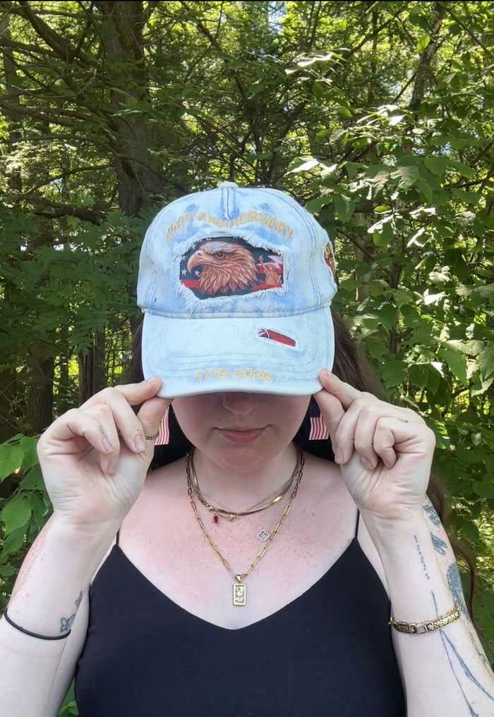 USA 250th Anniversary Embroidered Cap