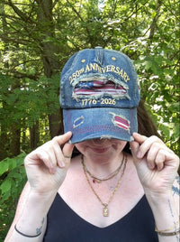 USA 250th Anniversary Embroidered Cap