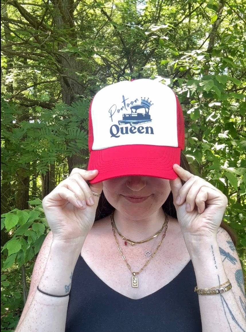 Pontoon Queen Foam Trucker Cap