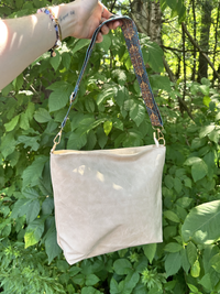 Irma Vegan Leather Patterned Strap Bag
