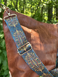 Irma Vegan Leather Patterned Strap Bag