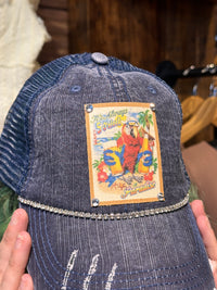 "It's Always 5 O'Clock" Distressed Trucker Cap