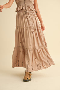 Jemma Embroidered Tank & Skirt Separates
