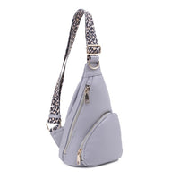 Jessi Leopard Strap Crossbody Sling Bag